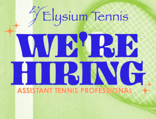 We Are Hiring Tennis Professionals